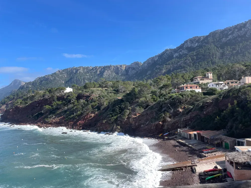 Brutal ascent from Port de Valldemossa on Paguera steep coast expert cycling loop